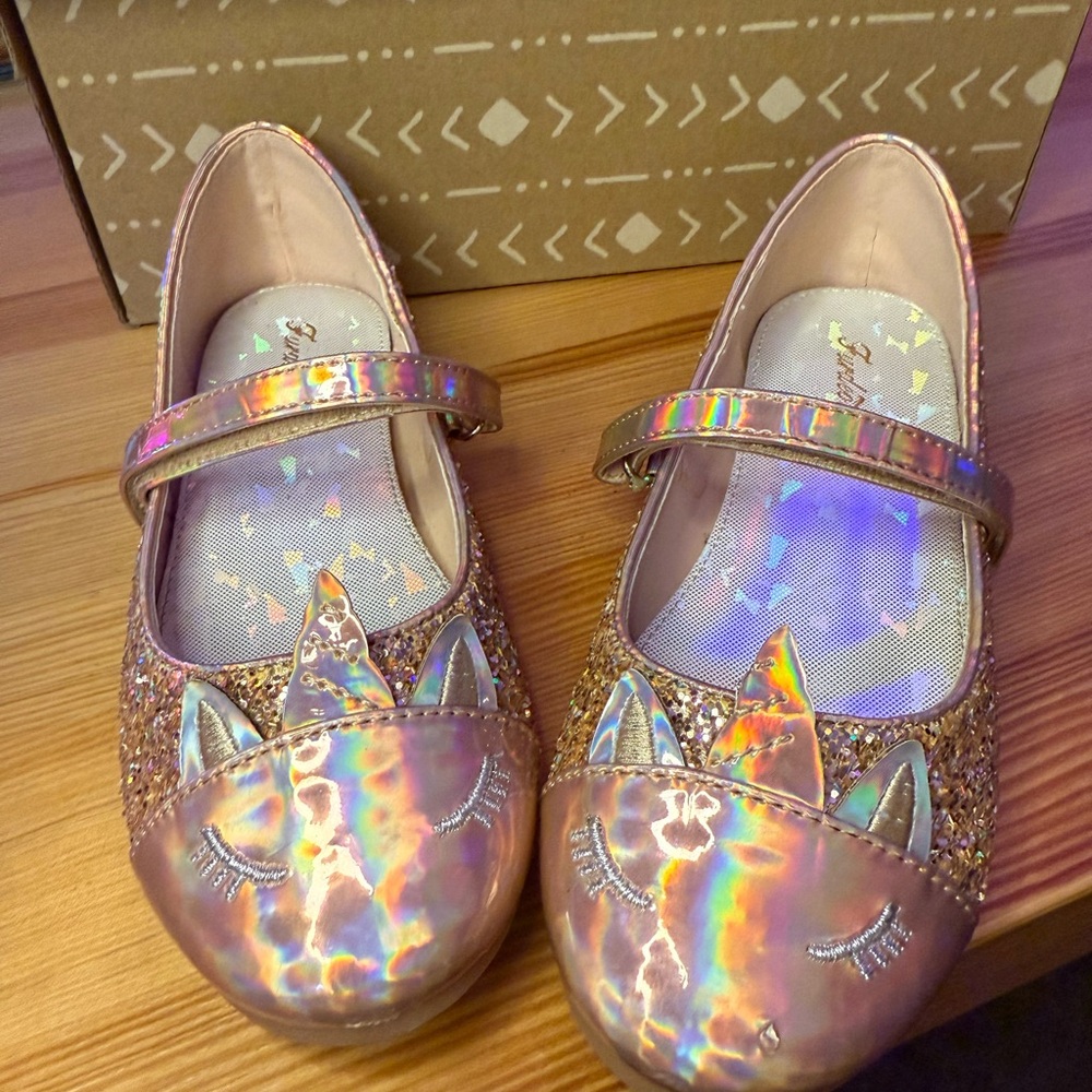 Unicorn Holographic Kids Shoes
